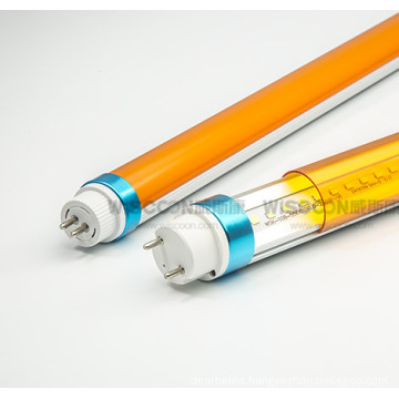 T5 T8 yellow color LED tube light to be Lighting expert on Industry